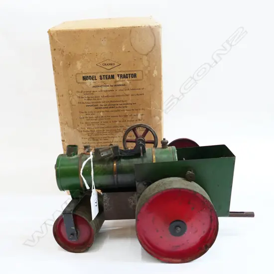 CRANKO MODEL STEAM ROLLER - IN ORIGINAL BOX - L. 230MM